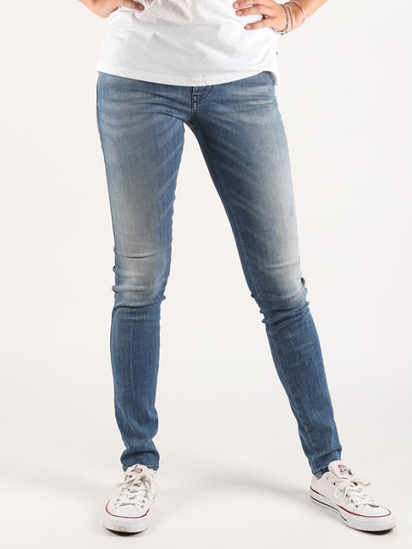 Džíny Diesel Skinzee L.32 Pantaloni Modrá