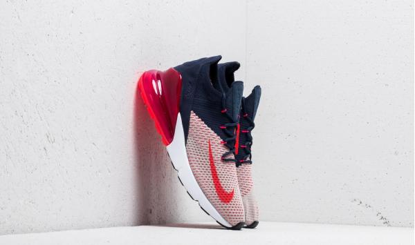 Nike Wmns Air Max 270 Flyknit Moon Particle/ Red Orbit
