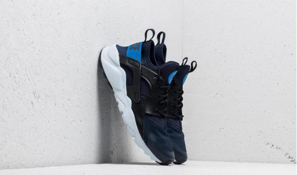 Nike Air Huarache Run Ultra GS Obsidian/ Signal Blue-Black