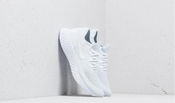 Nike Epic React Flyknit True White/ White-Pure Platinum