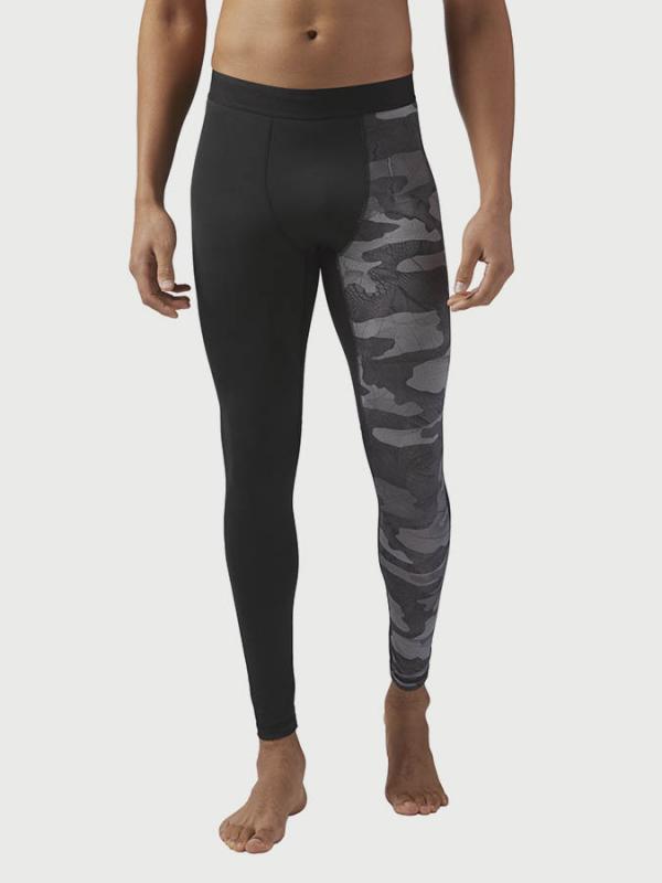 Kompresní legíny Reebok Compression Tight Aop Černá