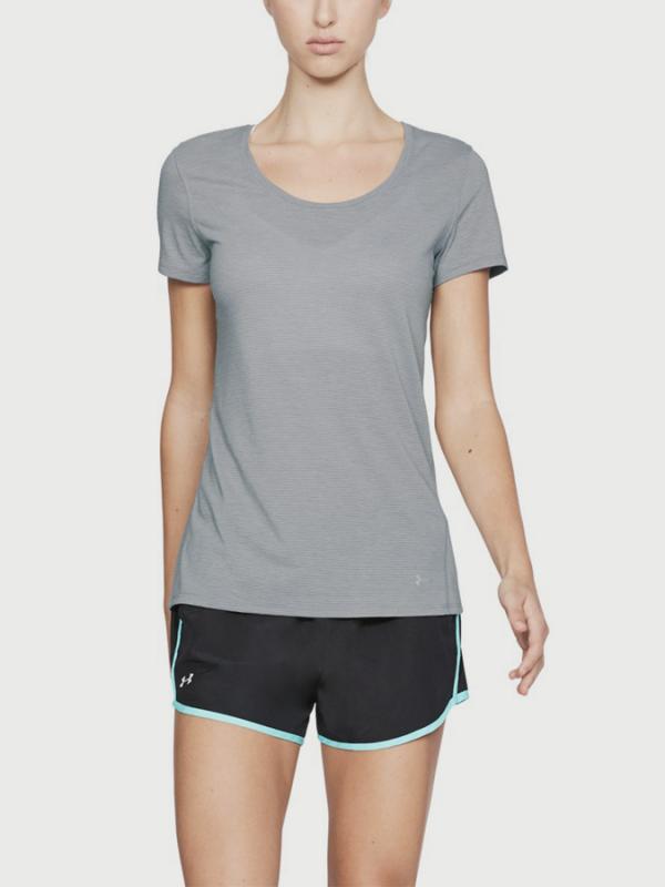 Tričko Under Armour Threadborne Streaker SS Šedá
