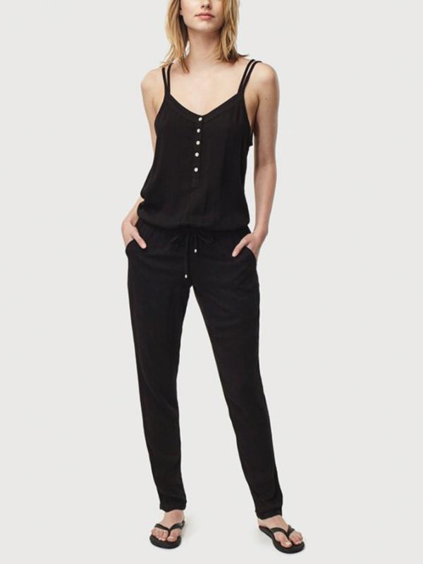 Overal O´Neill Lw Sand City Print Jumpsuit Černá