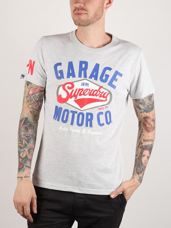 Tričko Superdry Reworked Classic Tee Šedá