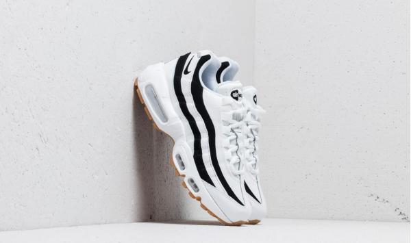 Nike Wmns Air Max 95 White/ Black-Gum Light Brown