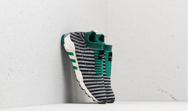 adidas EQT Support SK Primeknit Core Black/ Grey One/ Sub Green