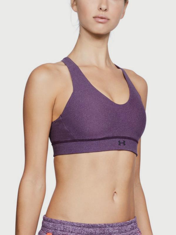 Podprsenka Under Armour Balance Mid Heather Fialová