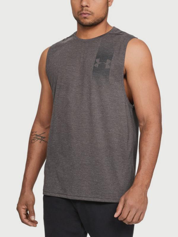 Tílko Under Armour Threadborne Grph Muscle Tank Šedá