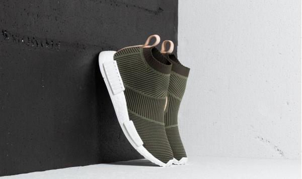 adidas NMD_CS1 Primeknit Khaki/ Olive/ White