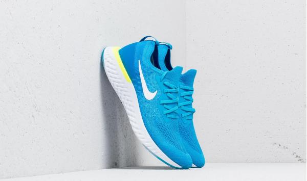 Nike Epic React Flyknit Blue Glow/ White-Photo Blue