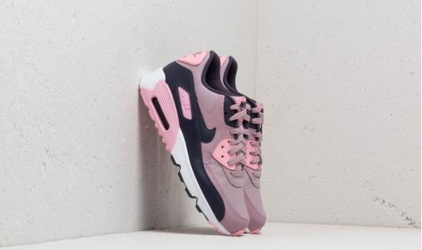 Nike Air Max 90 Leather (GS) Elemental Rose/ Gridiron-Pink