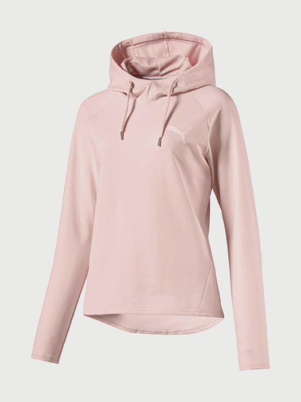 Mikina Puma ACTIVE ESS Hooded Cover up W Béžová
