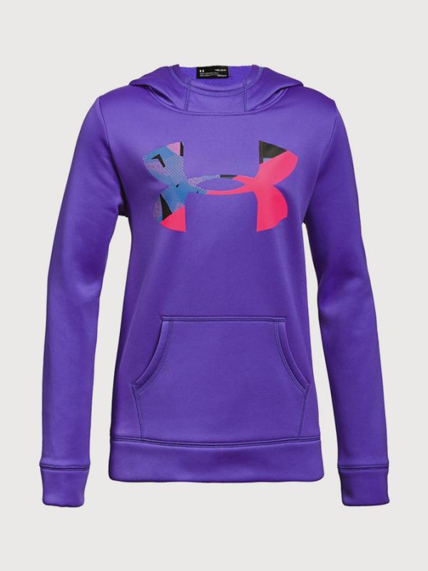 Mikina Under Armour Fleece Big Logo Hoody Fialová