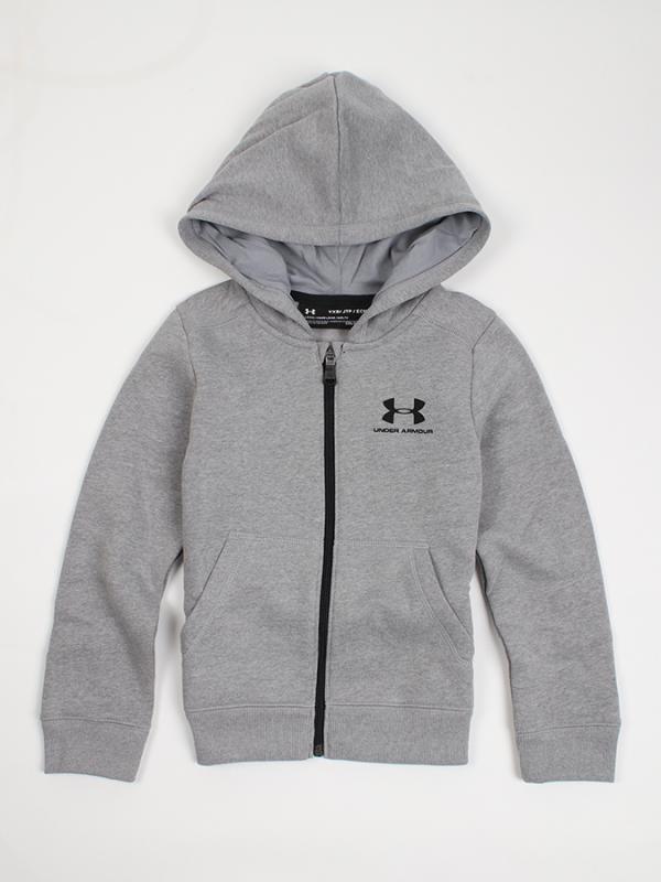 Mikina Under Armour Eu Cotton Fleece Fz Šedá