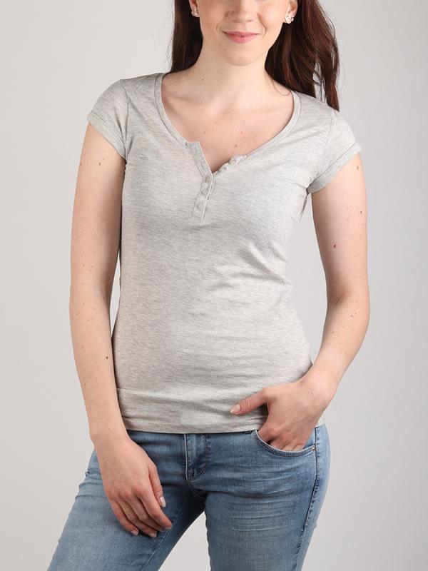 Tričko Terranova Camicia Šedá