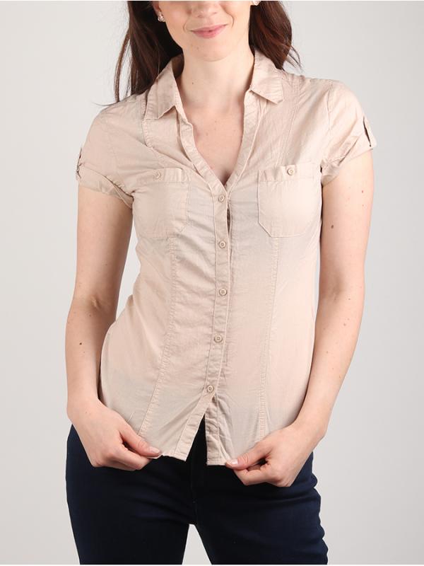 Košile Terranova Camicia Béžová