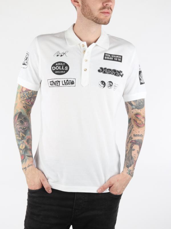 Tričko Diesel T-HAG CAMICIA Bílá