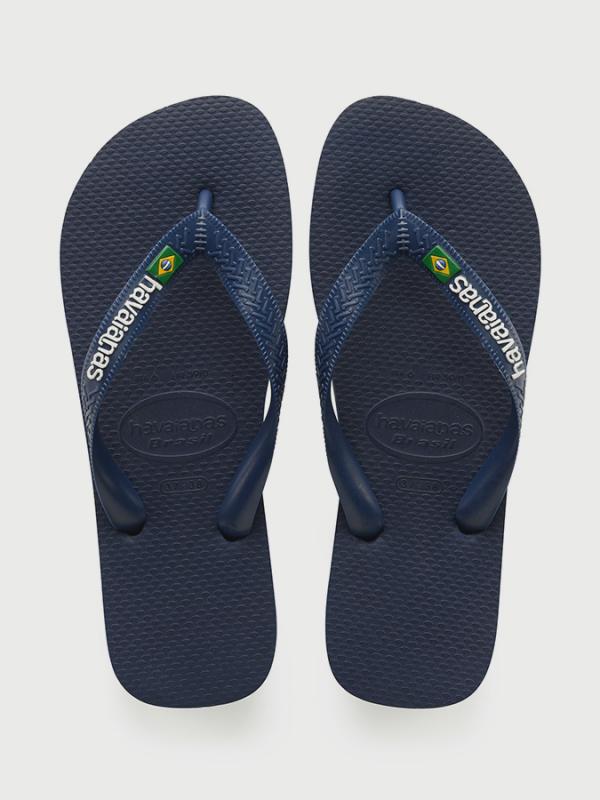Žabky Havaianas Brasil Logo Navy Blue Modrá