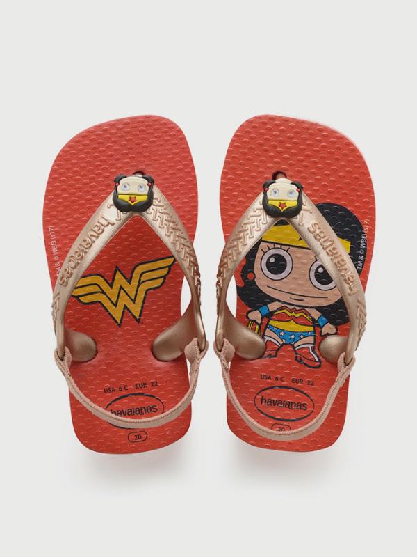 Žabky Havaianas Baby Herois Ruby Red Červená