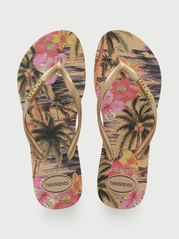 Žabky Havaianas Slim Tropical Ivory Barevná