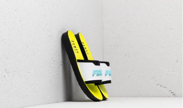 Puma Fenty Surf Slide Wns Puma Black/ White/ Yellow