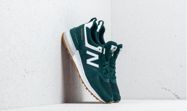 New Balance 574 Green/ White