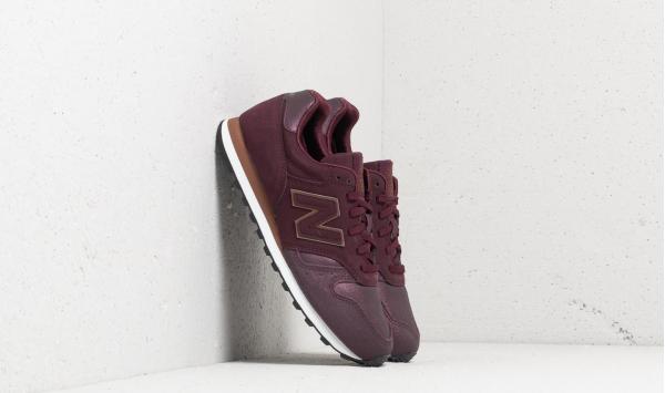 New Balance 373 Burgundy/ White