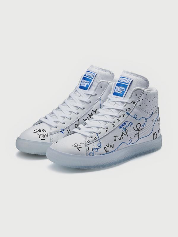 Boty Puma Clyde Mid SM Bílá