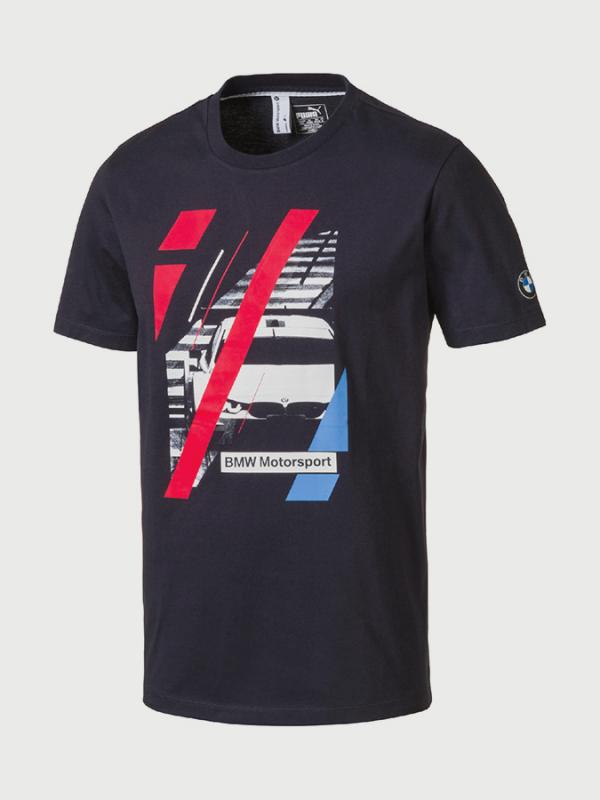 Tričko Puma BMW MS Graphic Tee Modrá