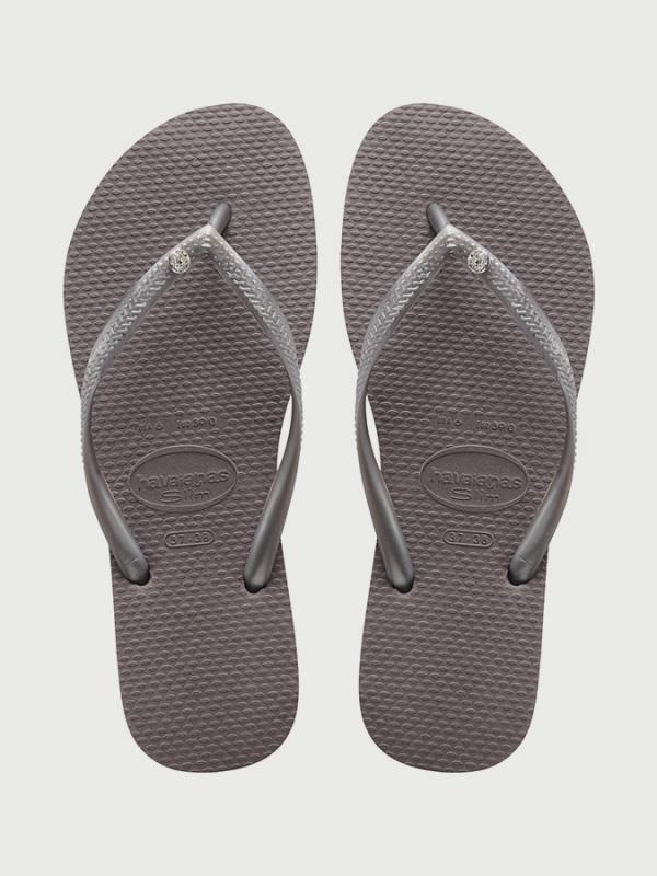 Žabky Havaianas Slim Crystal Glamour Sw Steel Grey Šedá