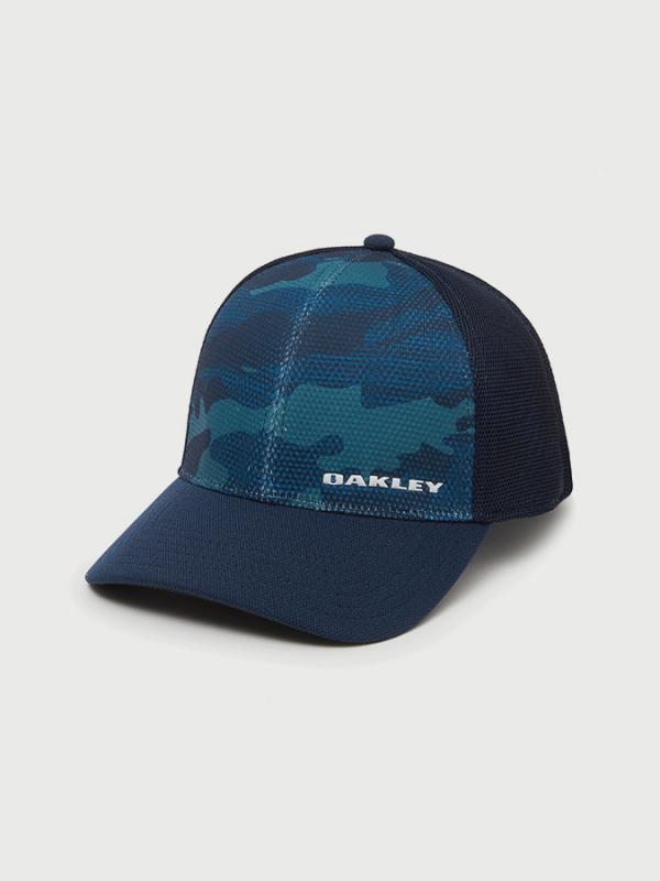 Kšiltovka Oakley Silicone Bark Trucker Print 2.0 Modrá
