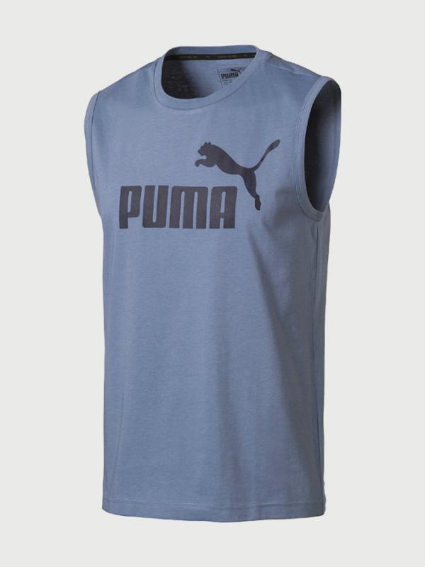 Tričko Puma ESS No.1 SL Tee Modrá