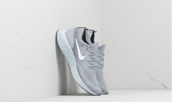 Nike Epic React Flyknit (GS) Wolf Grey/ White-Cool Grey