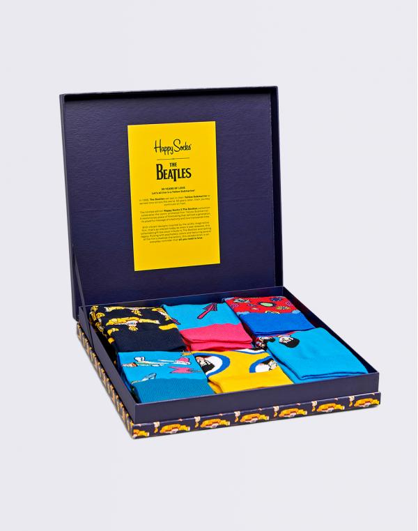 Happy Socks The Beatles Collector Box Set XBEA10-6000 36-40