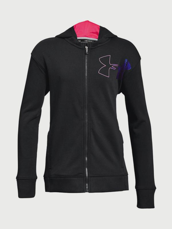 Mikina Under Armour Threadborne Terry Full Zip Černá