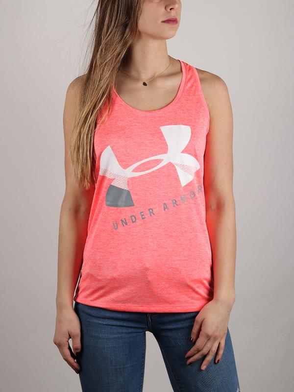 Tílko Under Armour Tech Graphic Twist Tank Růžová