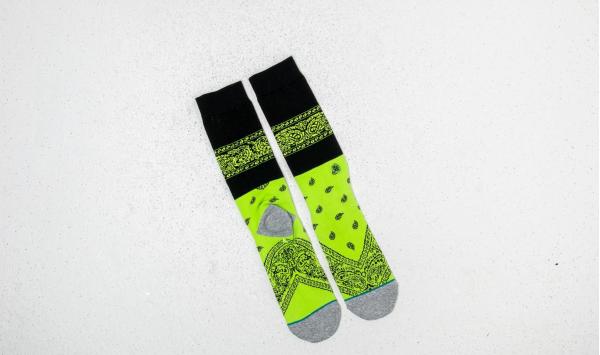 Stance Represent Neon Green