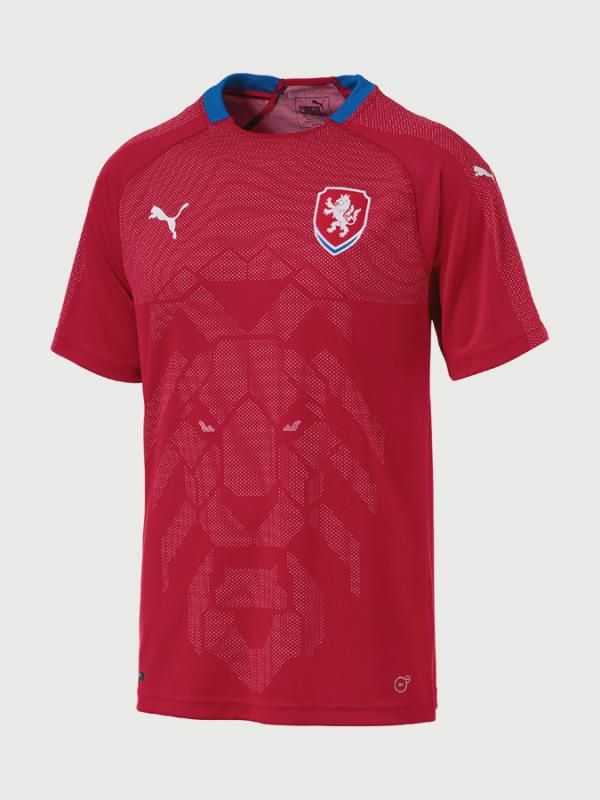 Tričko Puma CZECH REPUBLIC Home Replica Červená