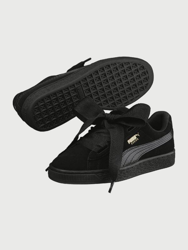 Boty Puma Suede Heart SNK Jr Černá