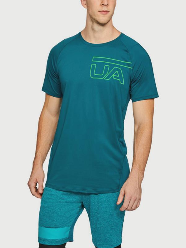 Tričko Under Armour Raid 2.0 Graphic SS Zelená