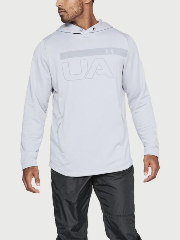 Mikina Under Armour Tech Terry Po Graphic Hoodie Bílá