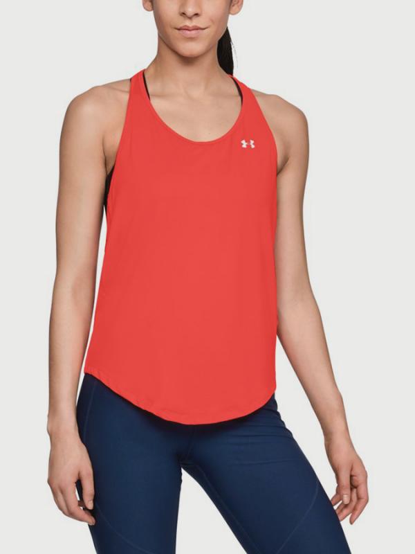 Tílko Under Armour Heatgear Mesh Back Tank Oranžová