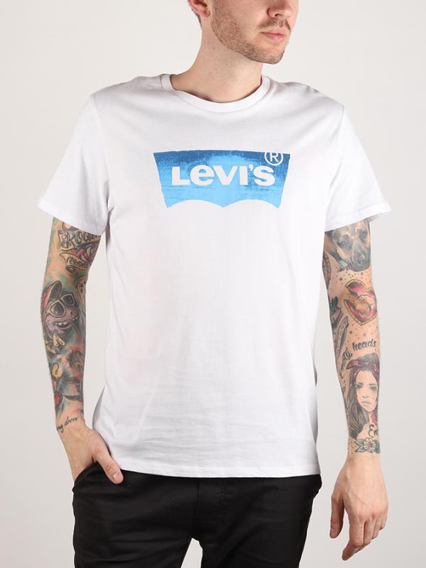 Tričko LEVI'S Housemark Graphic Tee Hm Ssnl Bílá