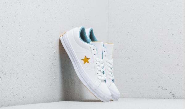 Converse One Star Ox White/ Mineral Yellow/ Shoreline