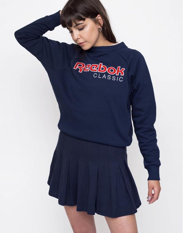 Reebok Iconic Fleece Crew Collegiate Navy M