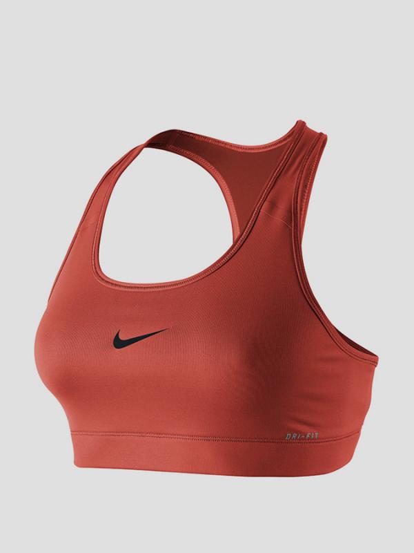 Kompresní podprsenka Nike W NK VICTORY COMPRESSION BRA Oranžová