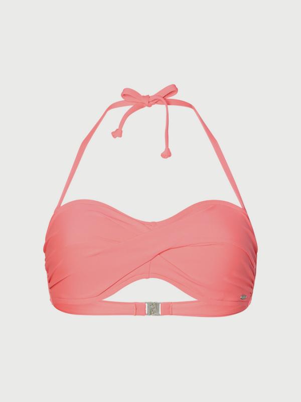 Svršek plavek O´Neill Pw Mold Wireless Bandeau Top Růžová