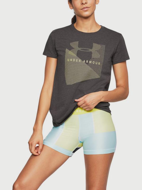 Tričko Under Armour Sportstyle Mesh Logo Crew Černá