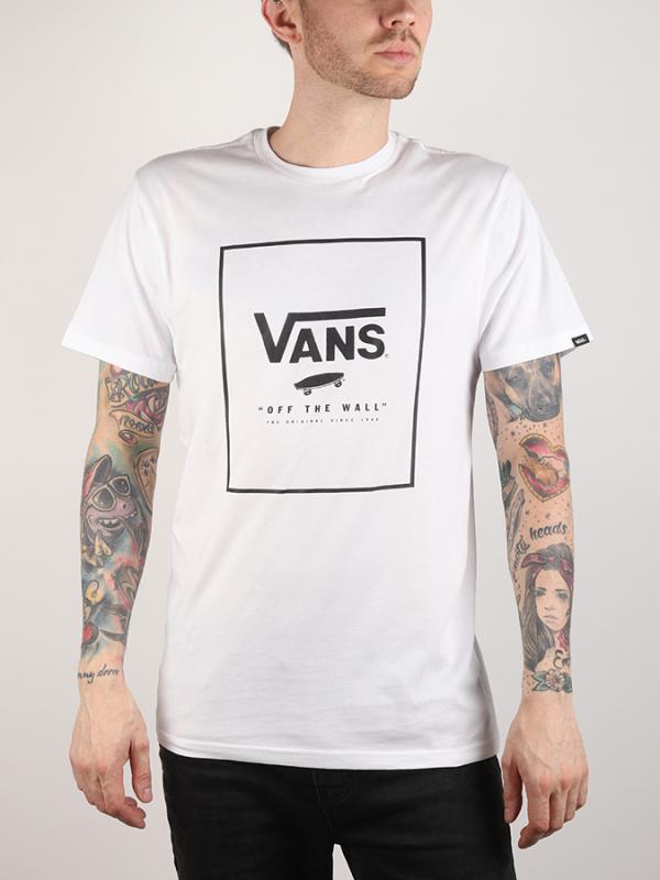 Tričko Vans Mn Print Box White/Black Bílá