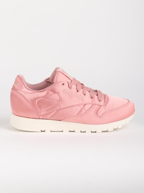 Boty Reebok Classic Cl Lthr Satin Růžová